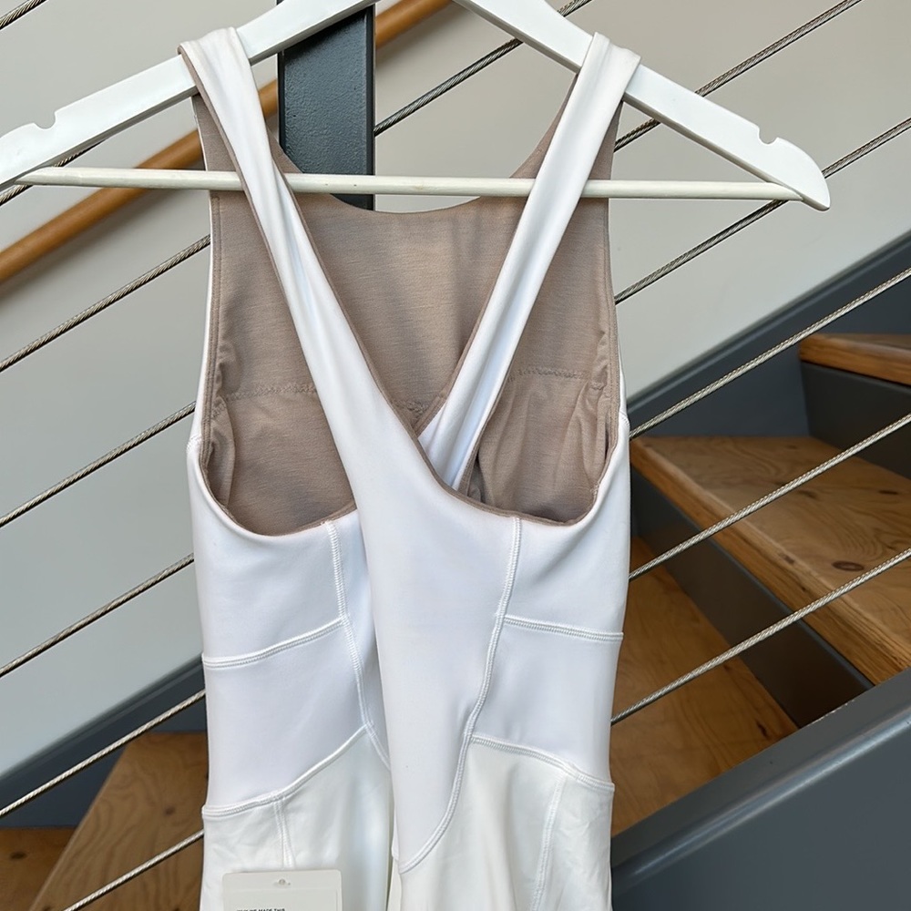 lululemon athletica White and Tan Dress